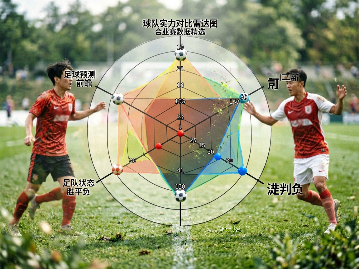 球队实力对比雷达图